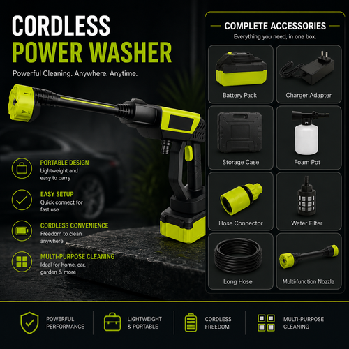 SEESE Cordless Pressure Washer
